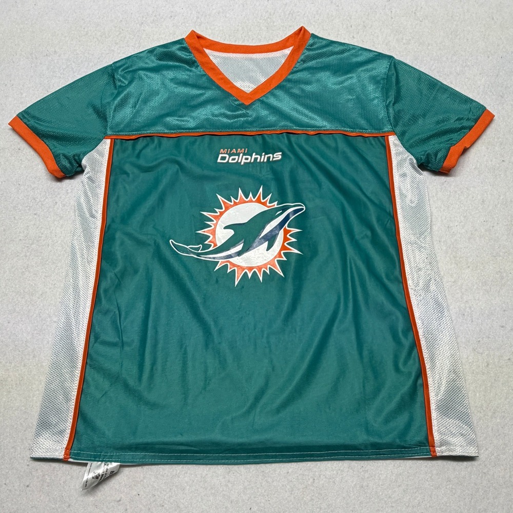 Miami Dolphins NFL Flag Football USA Reversible Jersey‎ Adult M